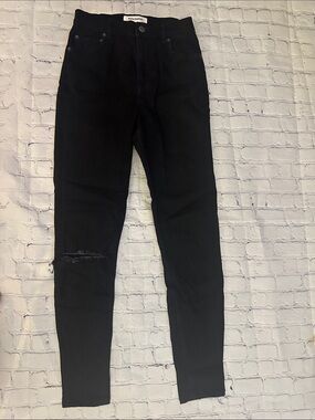 Reformation Black High-Waist Jeans  like brand new size 25